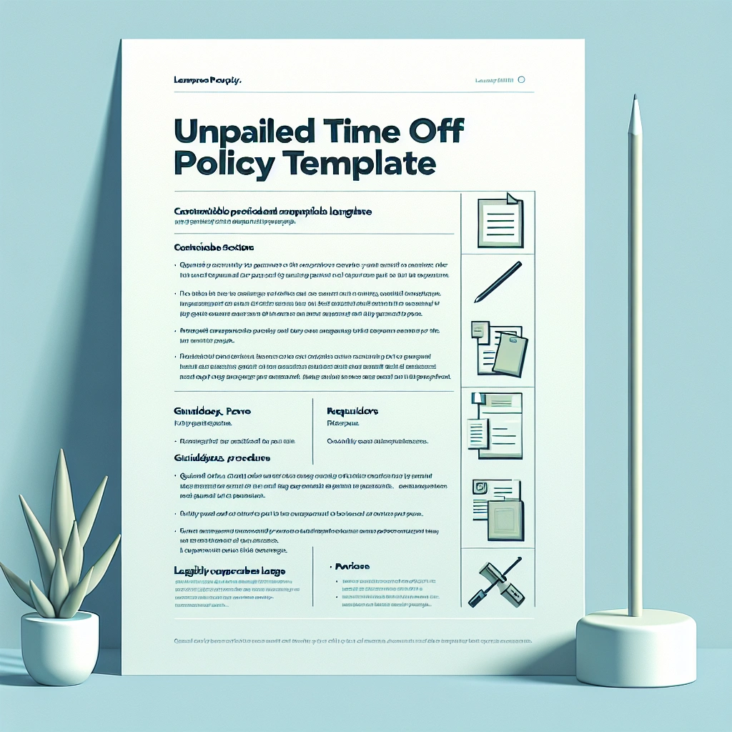 unpaid time off policy template - Creating an Unpaid Time Off Policy Template - unpaid time off policy template