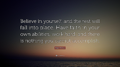 Believe in Yourself Quote