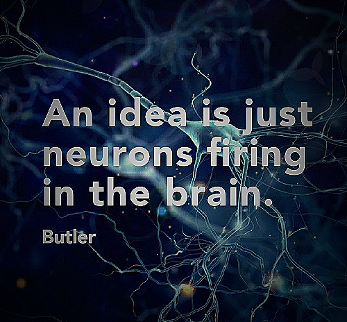 A depiction of brain neurons firing - encouragement at work quotes