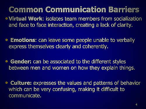 Communication Barriers - why is diversity important