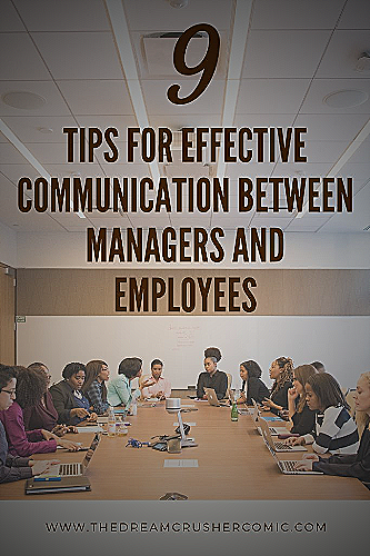 An image showing clear communication between employees and managers