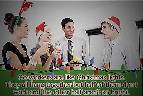 Happy Employee Receiving a Holiday Message