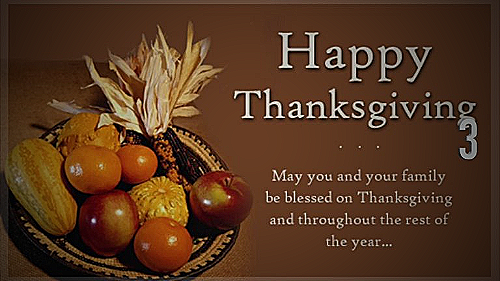 Happy Thanksgiving message to employees
