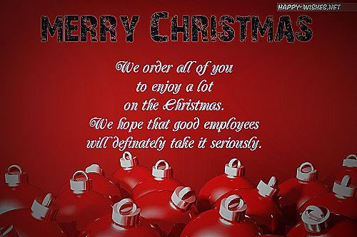Happy employees celebrating the holidays