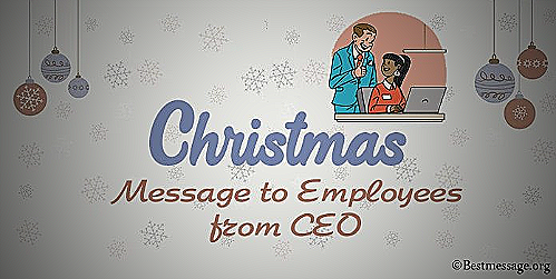 Holiday Message From CEO To Employees Examples