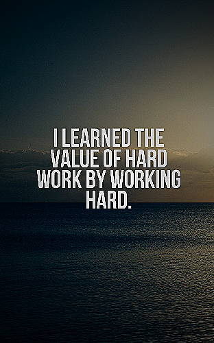 Inspirational quote about hard work - encouraging quotes about work
