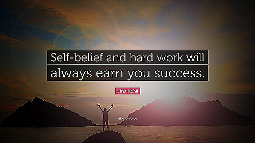 Motivational quote about self-belief