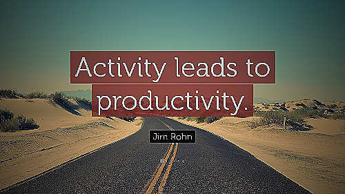 Productivity quote image - work quotes positive