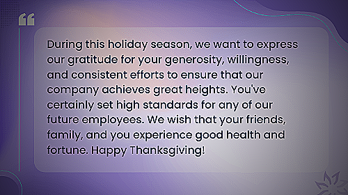 Thanksgiving Message to Employees 2022 - thanksgiving message to employees 2022