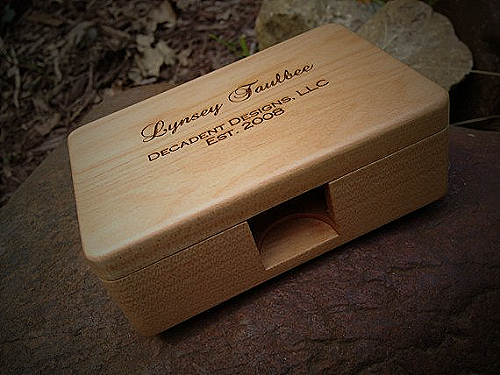 Personalized Business Card Holder - unique bosses day gifts