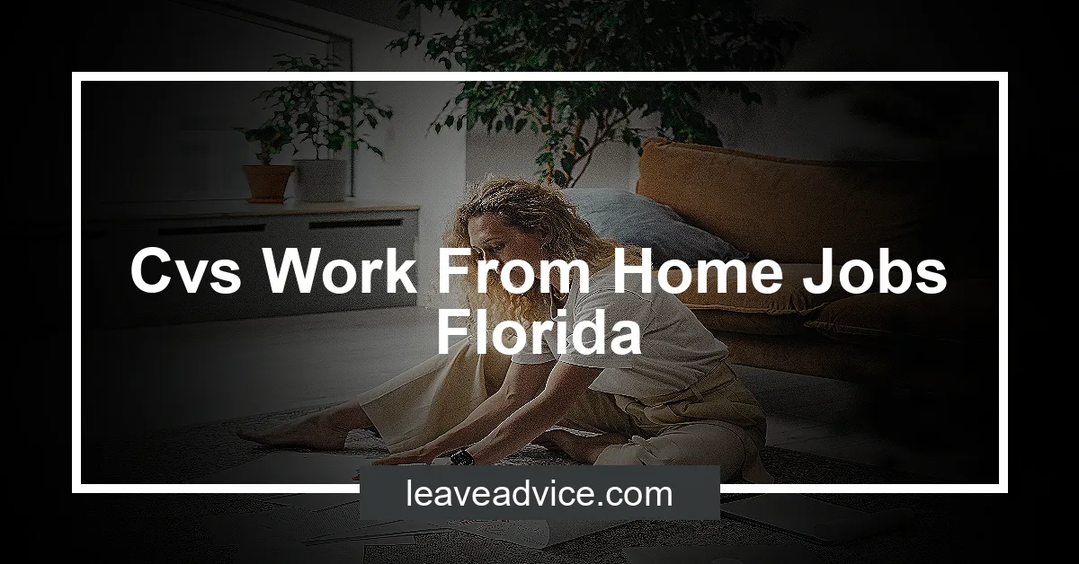 Cvs Work From Home Jobs Florida.webp