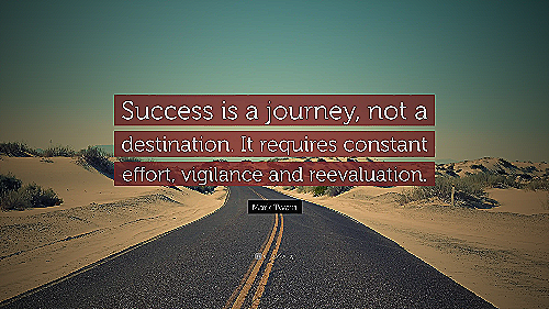 Success is a Journey - motivational work images