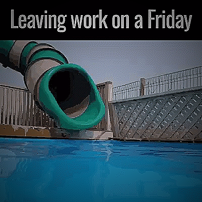 Weekend GIF - leaving work on friday gif